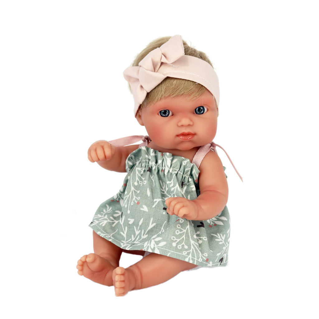 Lalka blondynka Mufly 21 cm w sukience Antonio Juan 85313_2