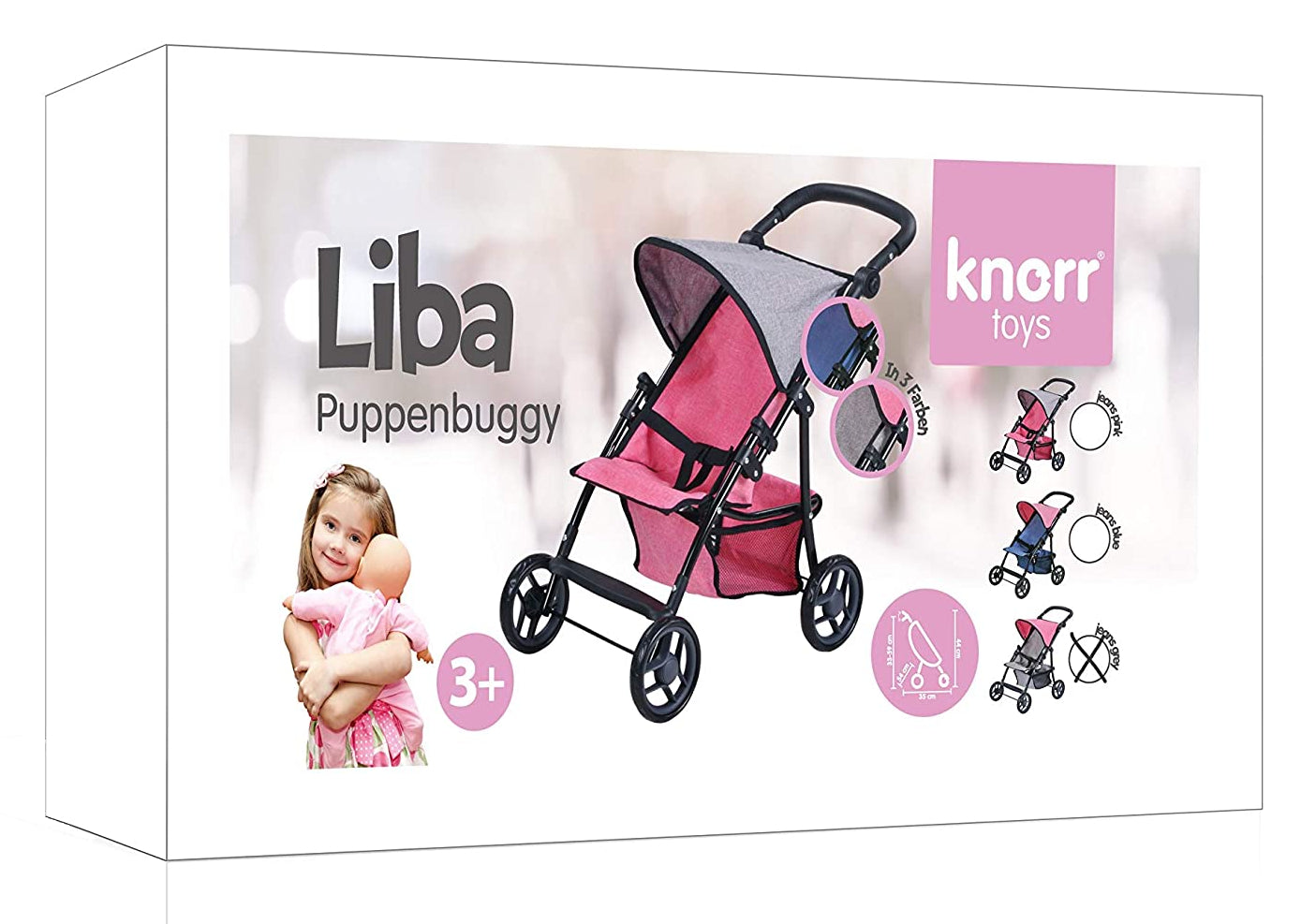 Wózek dla lalek spacerówka Liba KnorrToys 16822