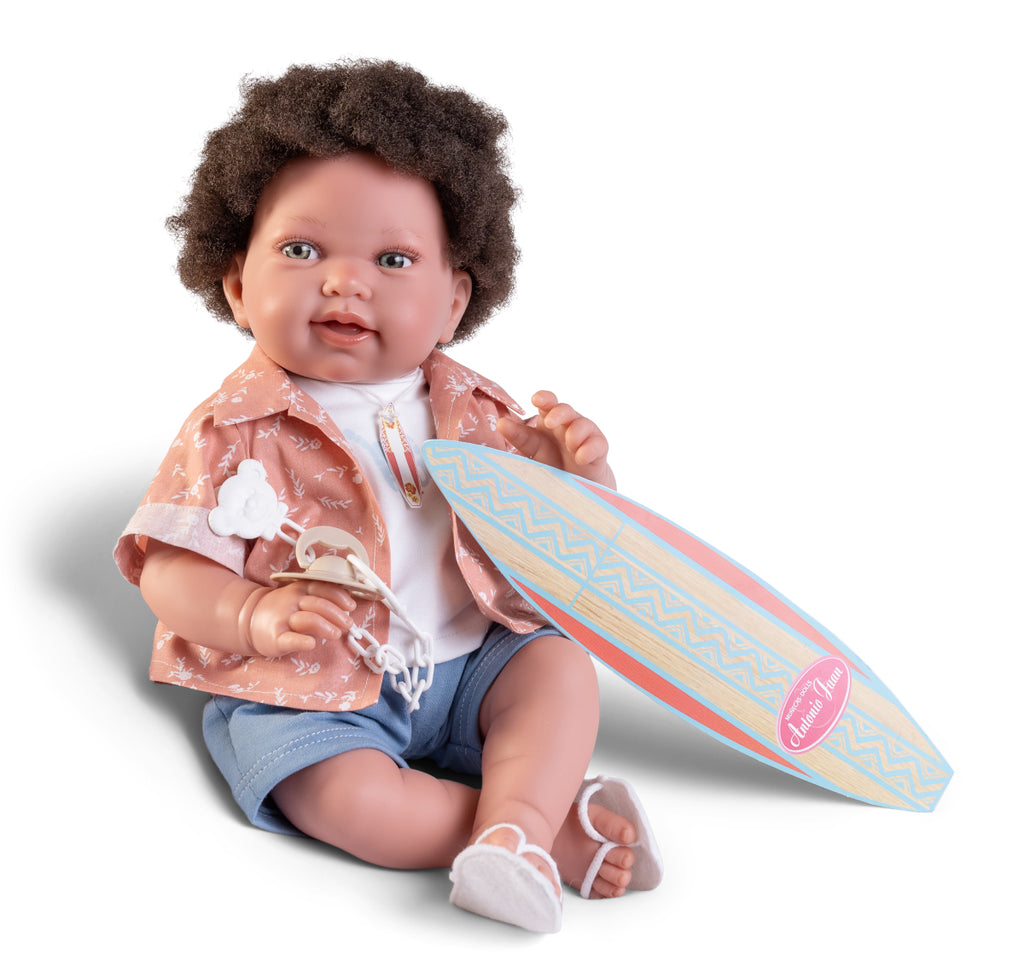 Lalka Recien Nacido Pipo Surfera 42 cm Antonio Juan 33361